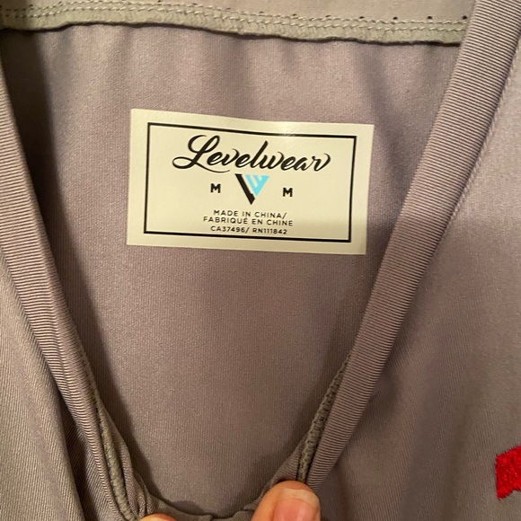 🌵4/$20 Grey Toronto Raptors Sleeveless Active Top - Picture 7 of 7